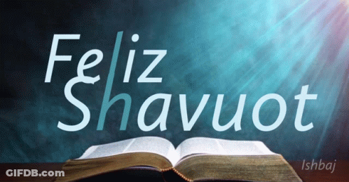 Sukkah With Table And Chairs Hebrew Text GIF