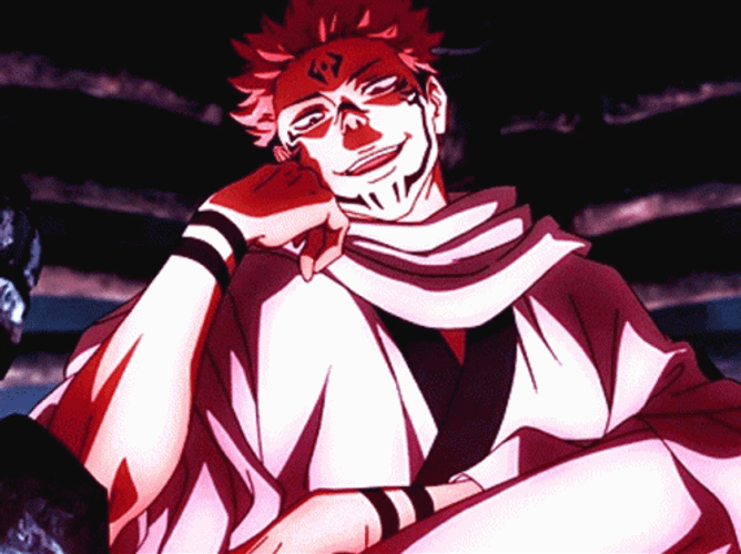 Sukuna Jujutsu Kaisen Talking GIF