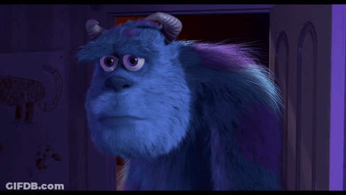 Sulley Close Up GIF