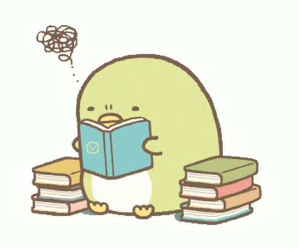 Sumikko Gurashi Confused In Reading Book GIF