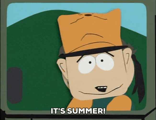 Summer August Jimbo Kern It's Summer GIF