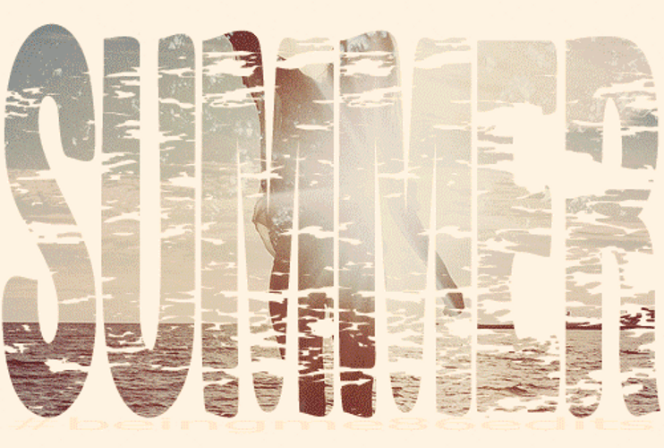 Summer August Photo Collage Summer Style GIF