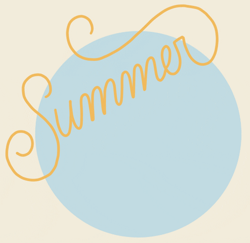 Summer August Summer Vibe Color Palette Design GIF
