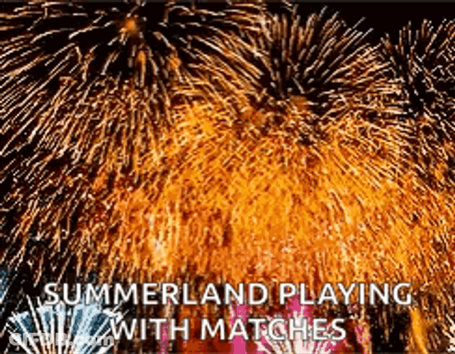 Summer Land Fireworks Meme GIF