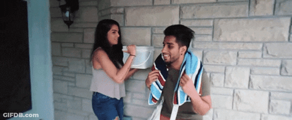 Summer Refreshing Soaking Wet GIF