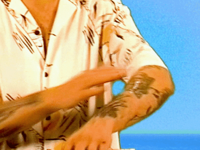 Summer Sunburn Thumbs Up GIF