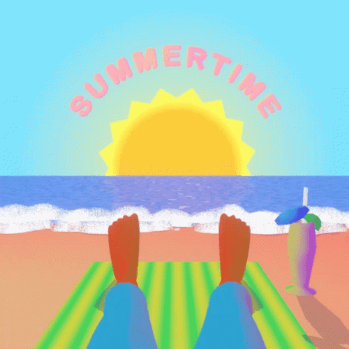 Summer Time Beach Mode GIF