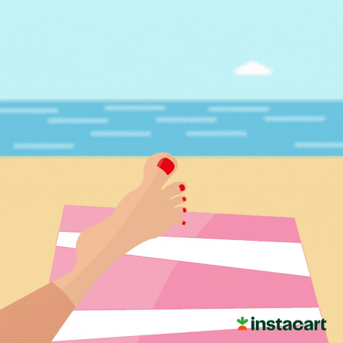 Summer Time Beach Slipper Vacation GIF
