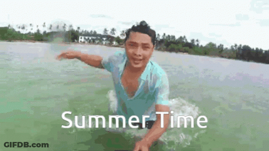 Summer Time Diving Time GIF
