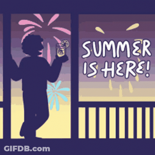 Summer Time Is Here Sticker GIF