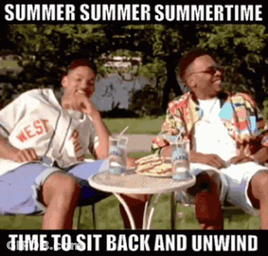 Summer Time To Sit Back And Unwind GIF