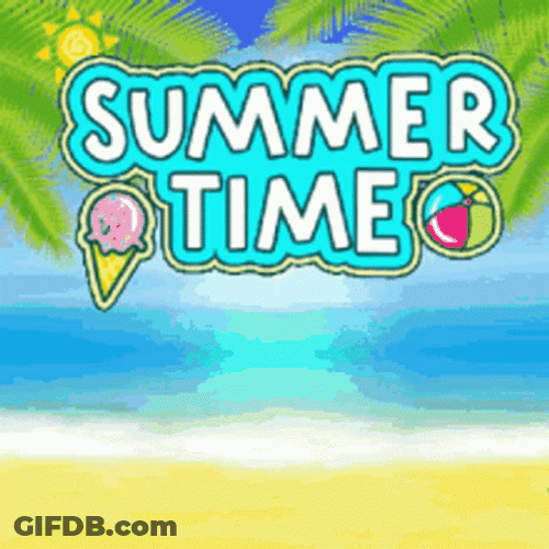 Summer Time Walking Cute Watermelon GIF