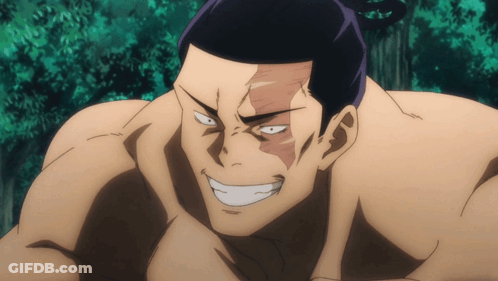 Sumo Wrestler With Ponytail Smiling GIF