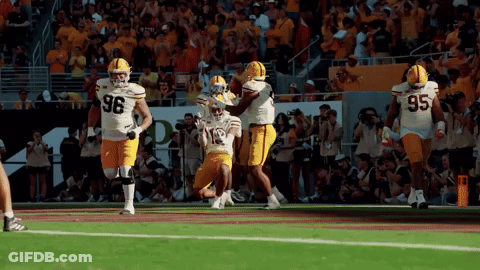 Sun Devils Winning Against Arizona GIF