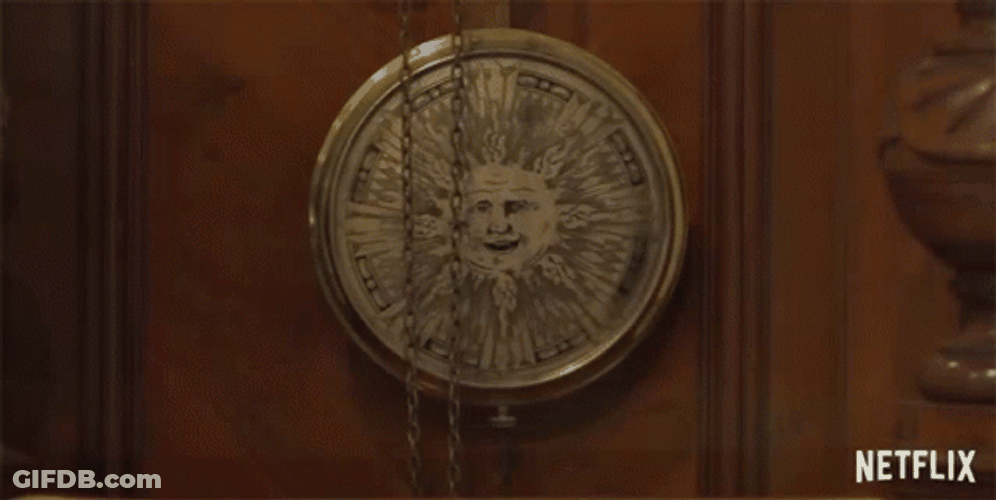 Sun Hand Ticking Clock GIF