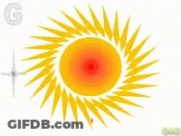Sun Saying Good Morni And Od Da GIF