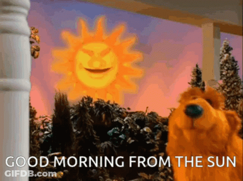 Sun Saying Good Morning From The Sun GIF