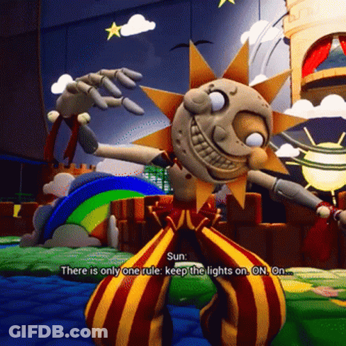 Sun Says There Is Only One Rule Keep The Lights On GIF