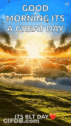 Sun Shining Through Clouds GIF