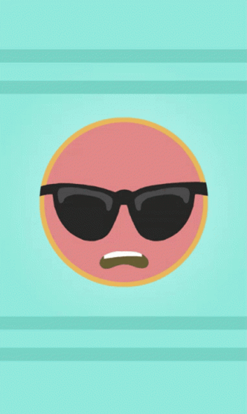Sunburn Sunglasses Emoji GIF