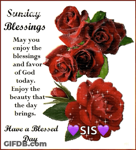 Sunday Blessings And God's Favor GIF