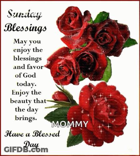 Sunday Blessings May You Enjoy The Blessings And Favor Of God Today Enjoy The Beauty That The Day Brings Mommy GIF