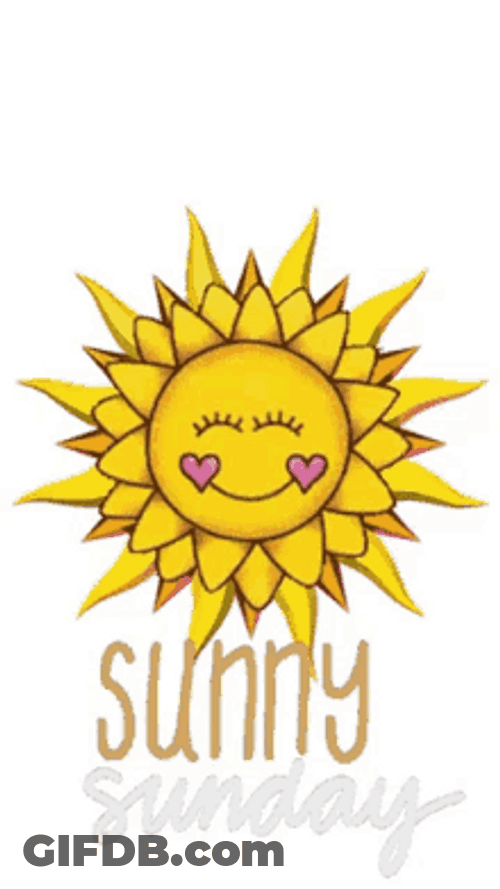 Sunday Blessings Sunny Sunday Happy Sun GIF