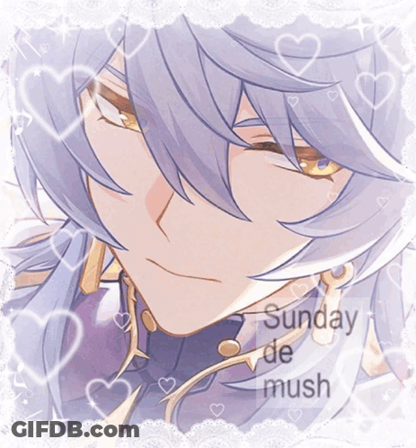 Sunday De Mush Text GIF