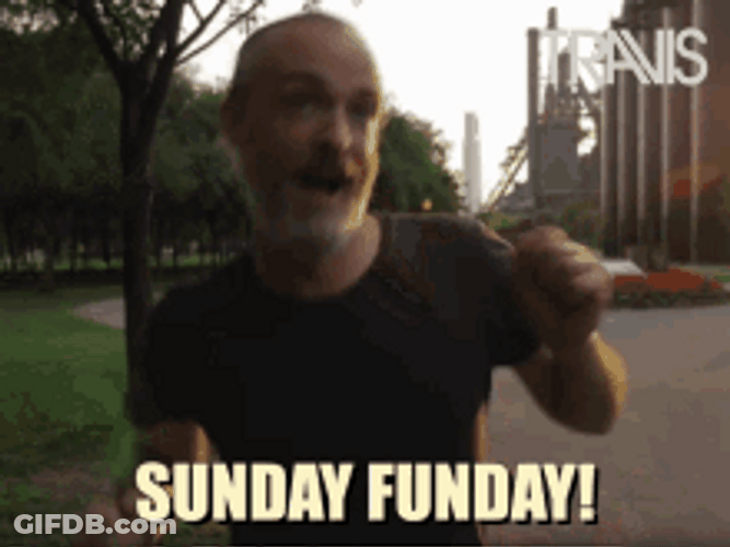 Sunday Funday Man Having Fun GIF