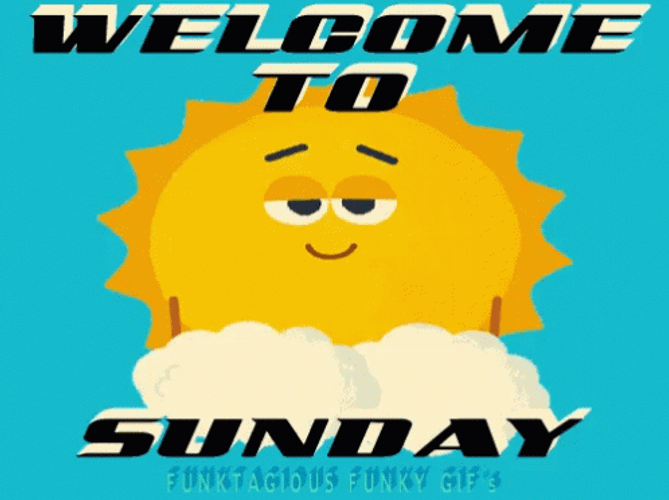 Sunday Funday Shy Sun GIF