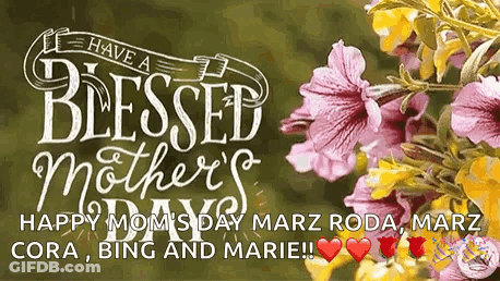Sunday Funday Sign With Rose And Pearls GIF