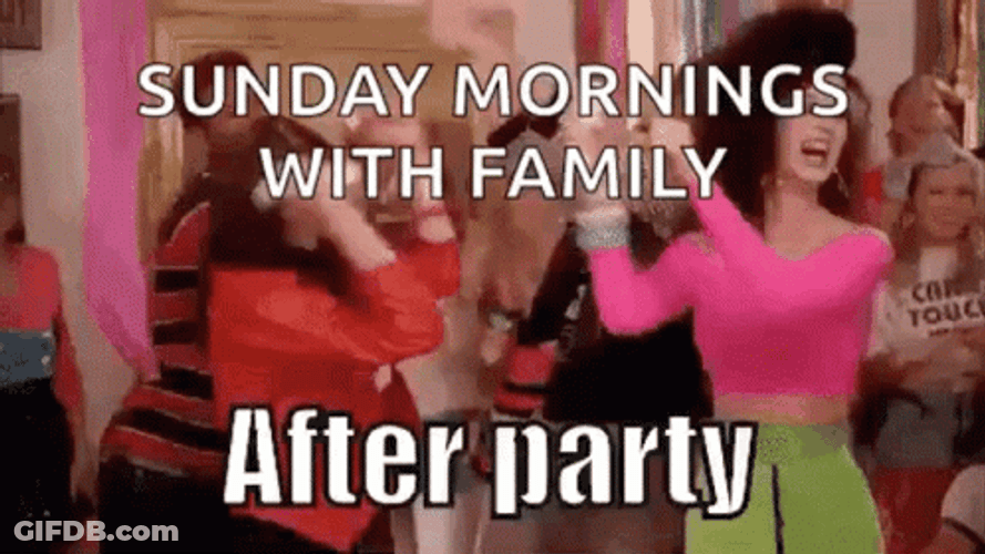 Sunday Morning After Party Meme GIF