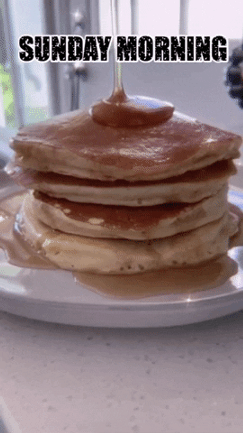 Sunday Morning Pancake GIF