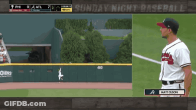Sunday Night Baseball Atlanta Phillies GIF