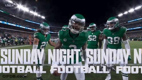 Sunday Night Sunday Night Football Football Players GIF