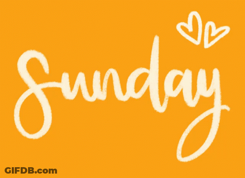 Sunday On Yellow Background GIF