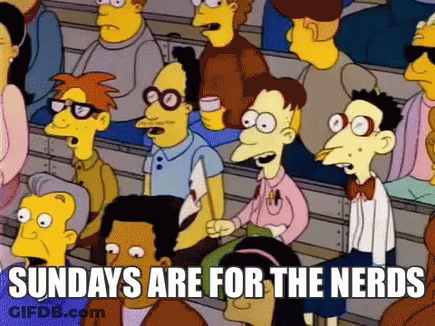 Sundays Are For The Nerds Cartoon Characters GIF