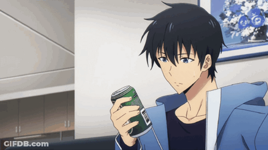 Sung Jin Woo Drinking Soda GIF