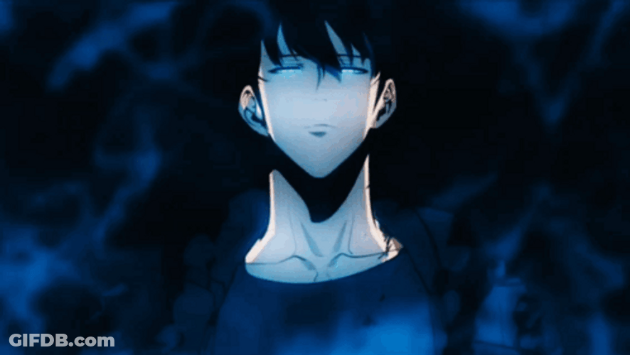 Sung Jin Woo Using His Murderous Intent Skill GIF