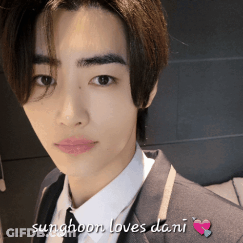 Sunghoon Loves Dani On Picture Of Young Man GIF