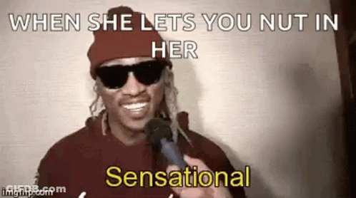 Sunglasses Beanie Man Microphone When She Lets You Nut In Her GIF
