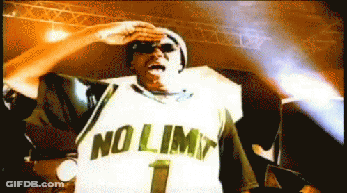 Sunglasses Man In No Limit Hootie Hoo Shirt On Stage GIF