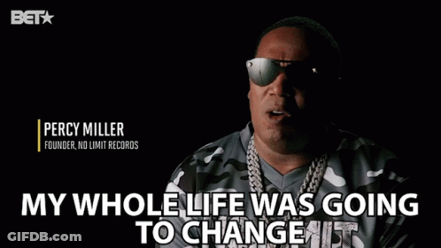 Sunglasses Man Says Percy Miller Founder No Limit Records GIF