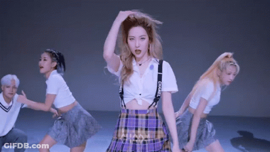 Sunmi You Cant Sit With Us Performance GIF