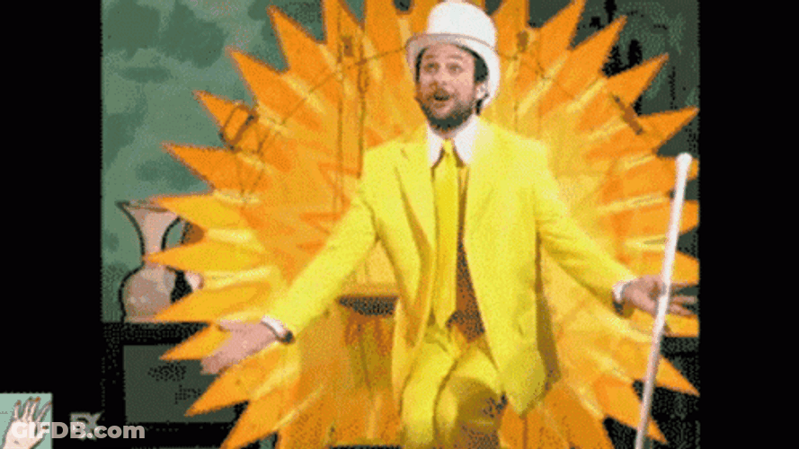 Sunny Bright Singing Charlie Day GIF