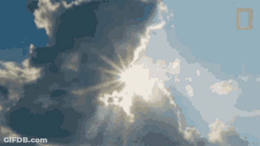Sunny Day Clouds Clearing Up National Geographic GIF