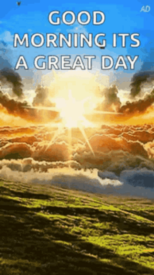 Sunny Day Good Morning Rise And Shine Greeting GIF