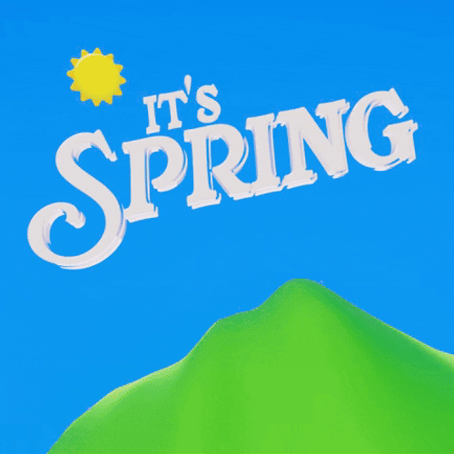 Sunny First Day Of Spring GIF