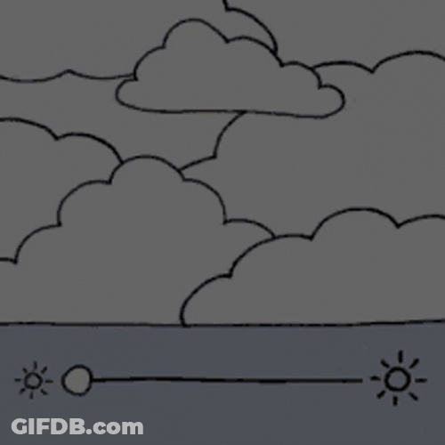 Sunny Saturday Switch Brightness GIF