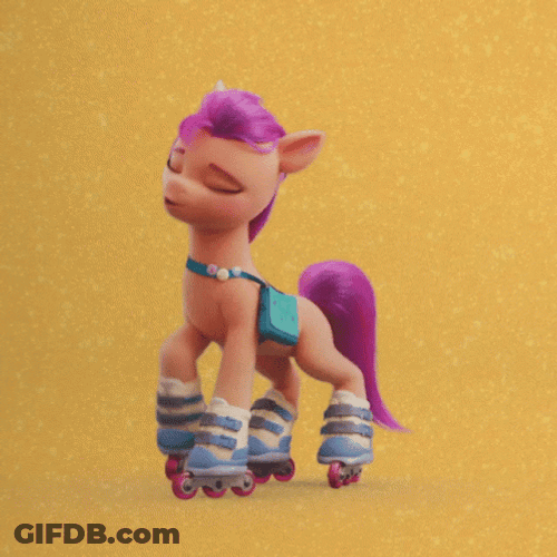 Sunny Starscout Roller Skating GIF